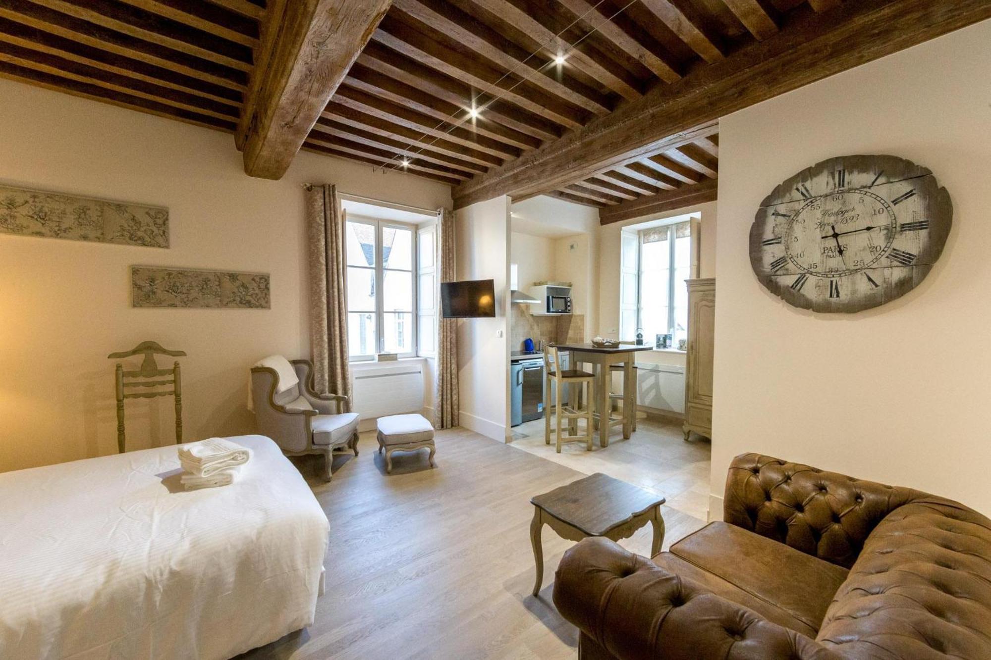 Le Cara - 4 Appartements Calmes Et Chics Au Coeur De Beaune โบน ห้อง รูปภาพ